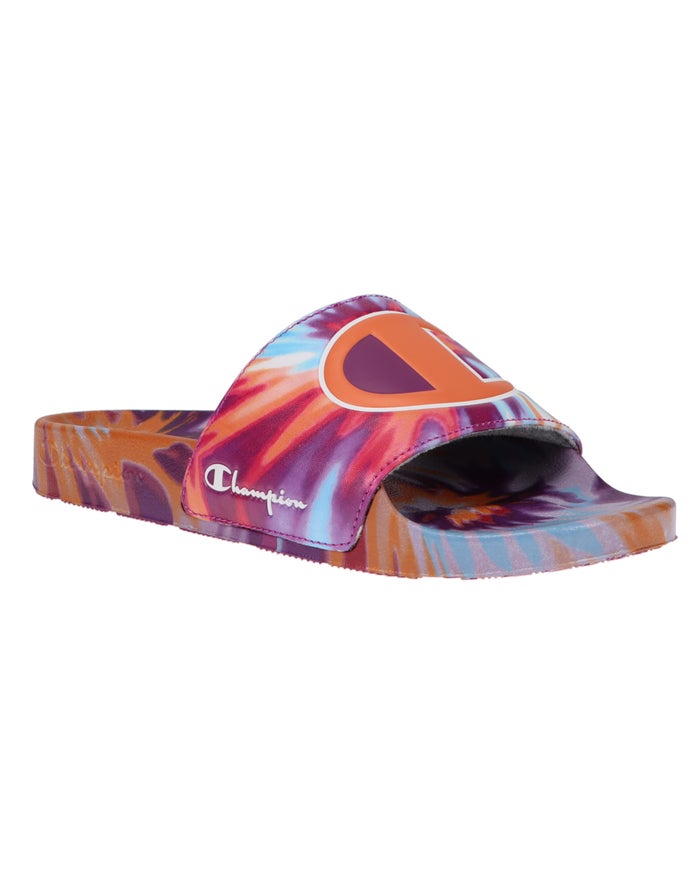 Champion Tie Dye Badslippers Dames - Gekleurd - Belgie 4805XLJKW